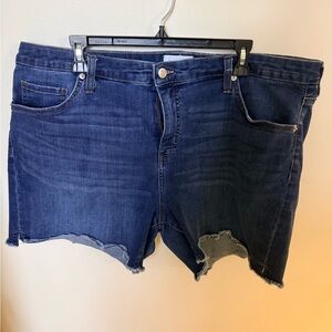 Crown & Ivy Dark Blue Jean Shorts